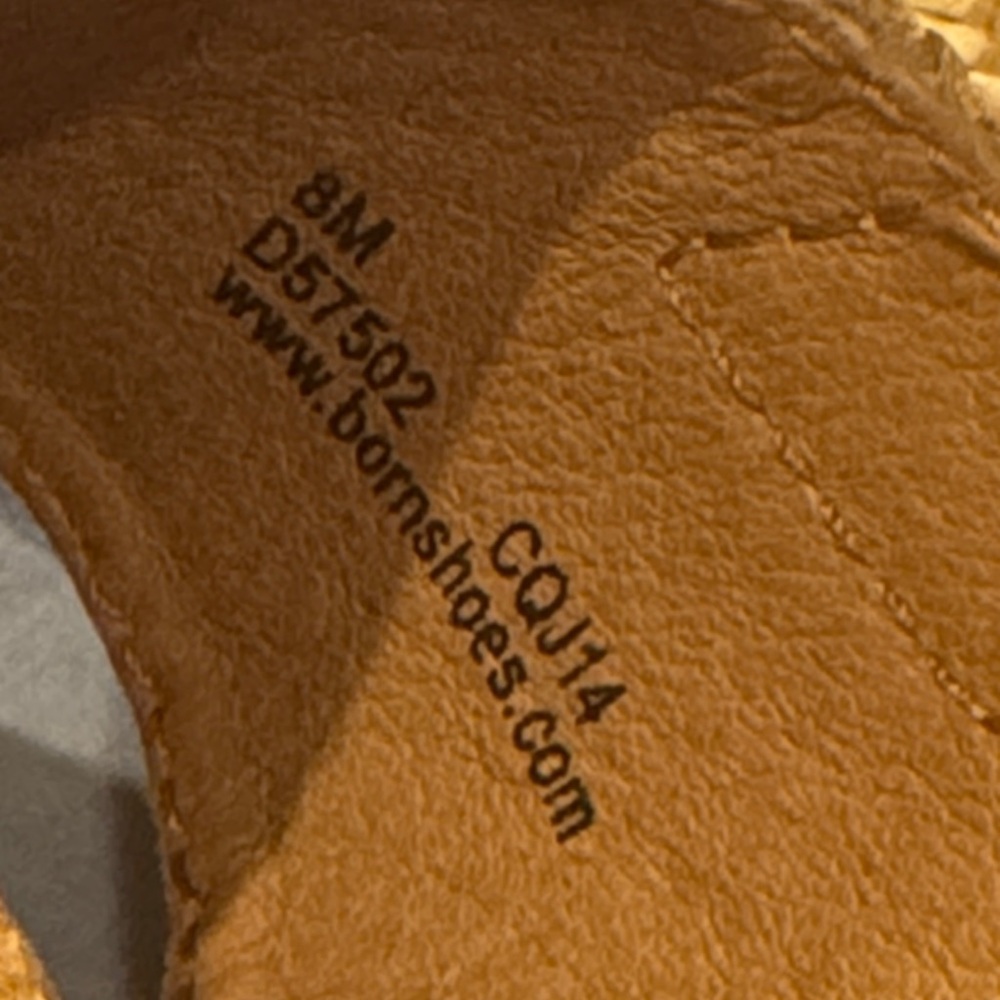Born Light Brown Wedge Sandals - Picture 4 of 6